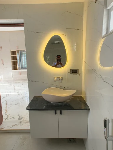 Pebble Vanity & Mirror