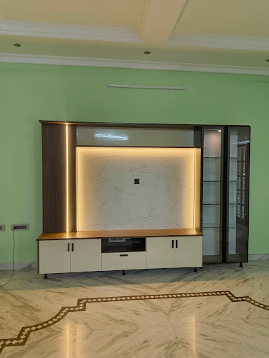 Sage Feature Wall