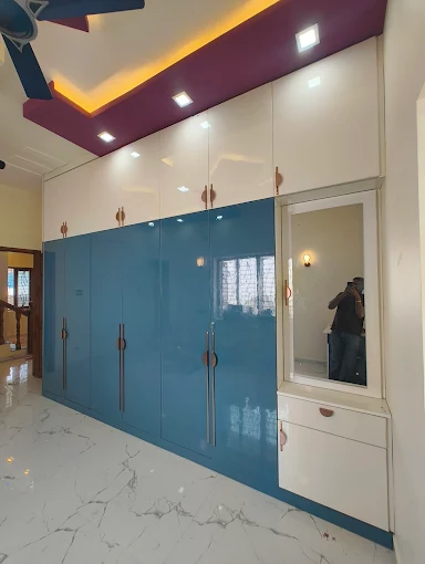Teal Gloss Wardrobes